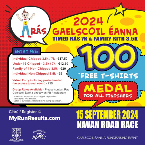 Ras Gael Scoil Eanna 3.5K  & 7K 